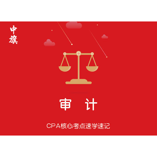 CPA核心考点速学速记之审计