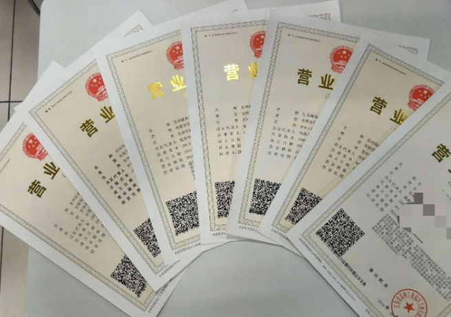 2024年5月16日的营业执照示意图