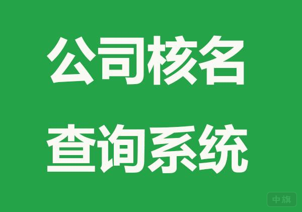 公司核名查询系统