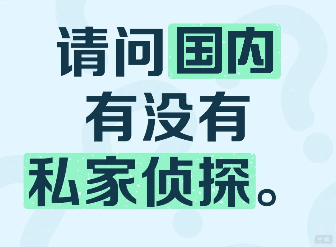 请问国内有没有私家侦探？