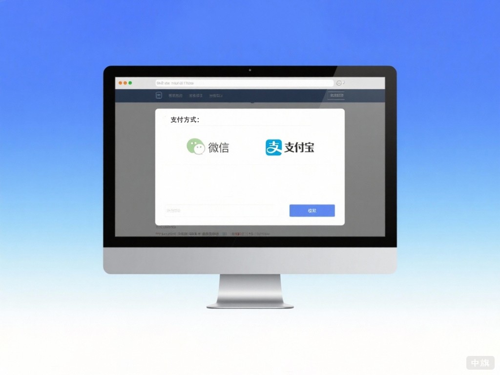 中旗的收付款界面选择