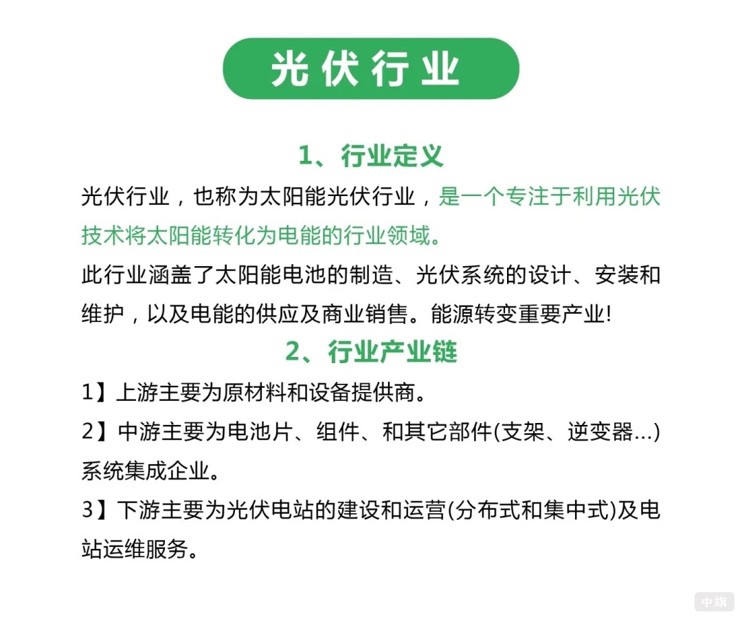 光伏行业