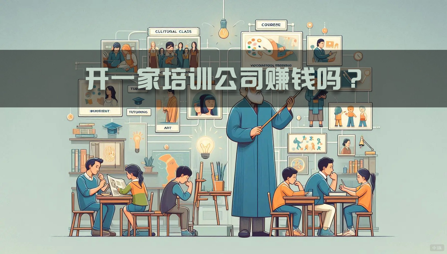 开一家培训公司赚钱吗？