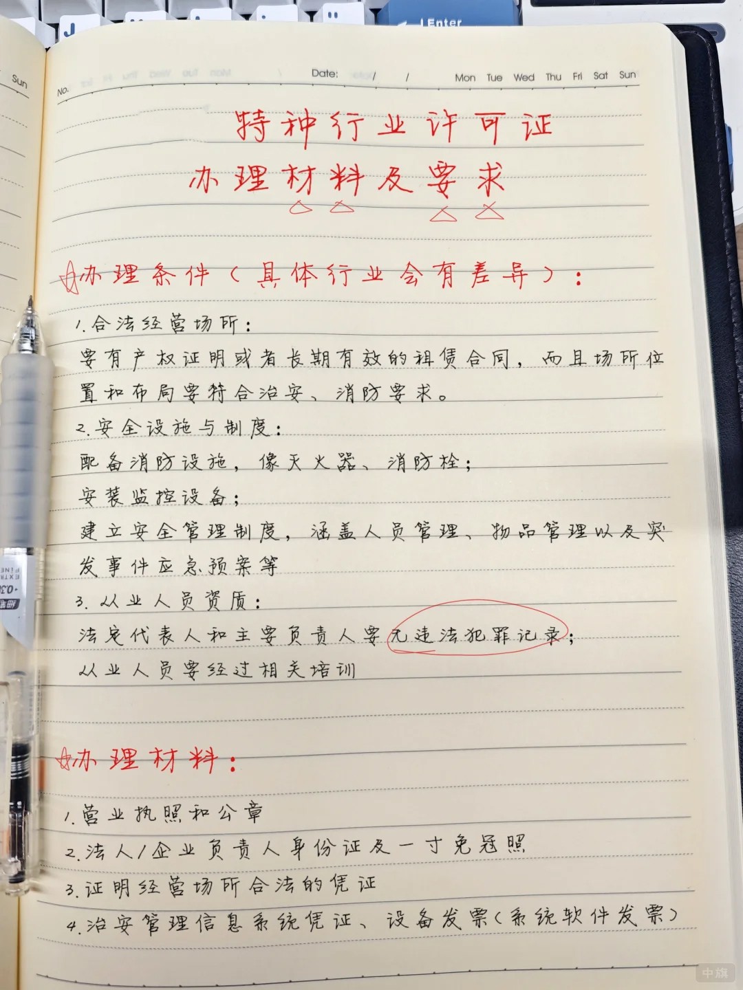 特种行业许可证办理材料要求 特种行业许可证办理材料要求
