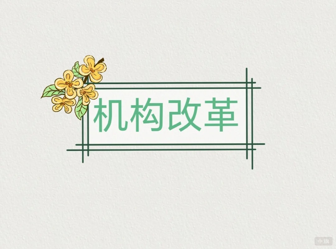 机构改革 机构改革