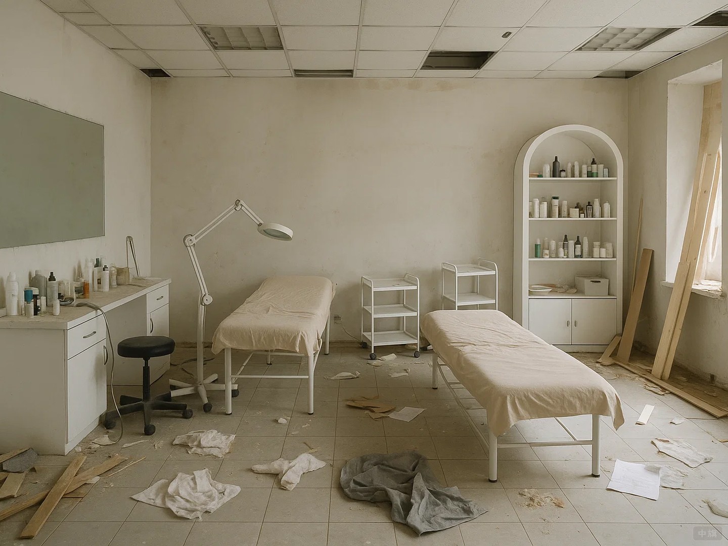 美容店正在装修中 美容店正在装修中