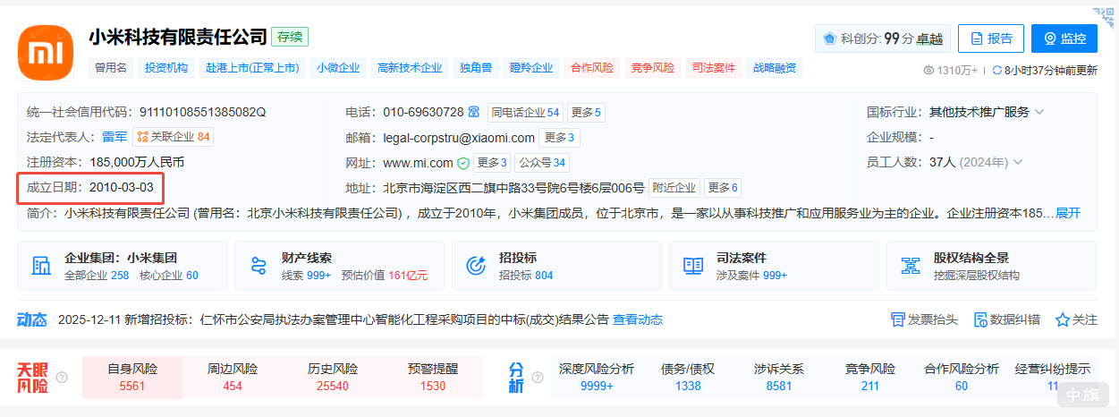 圈出来的就是企业成立时间 圈出来的就是企业成立时间