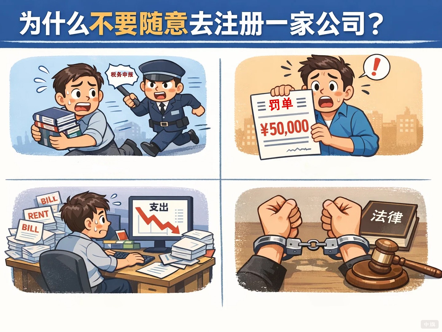 为什么不要随意去注册一家公司？