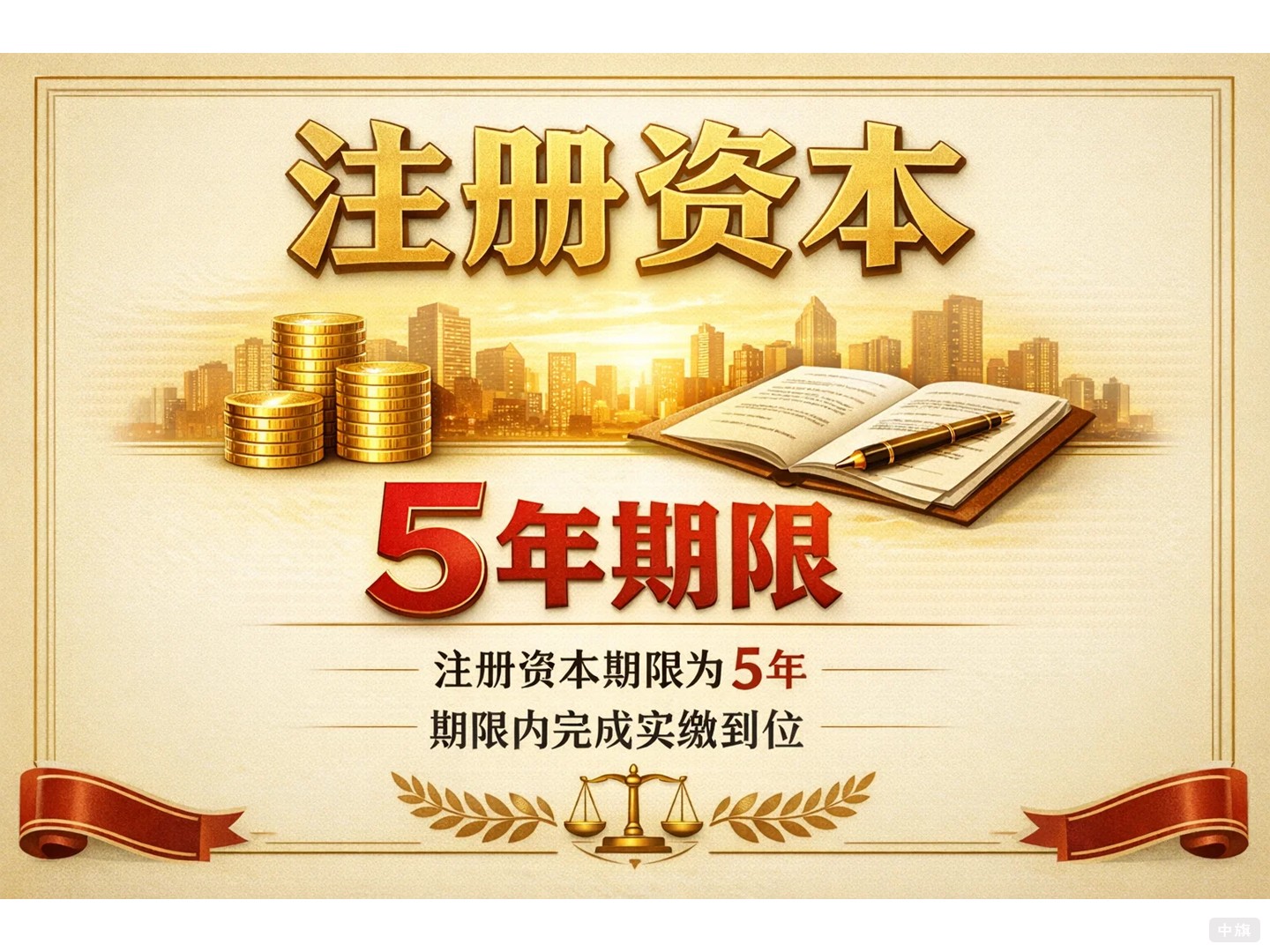 注册资本5年期限