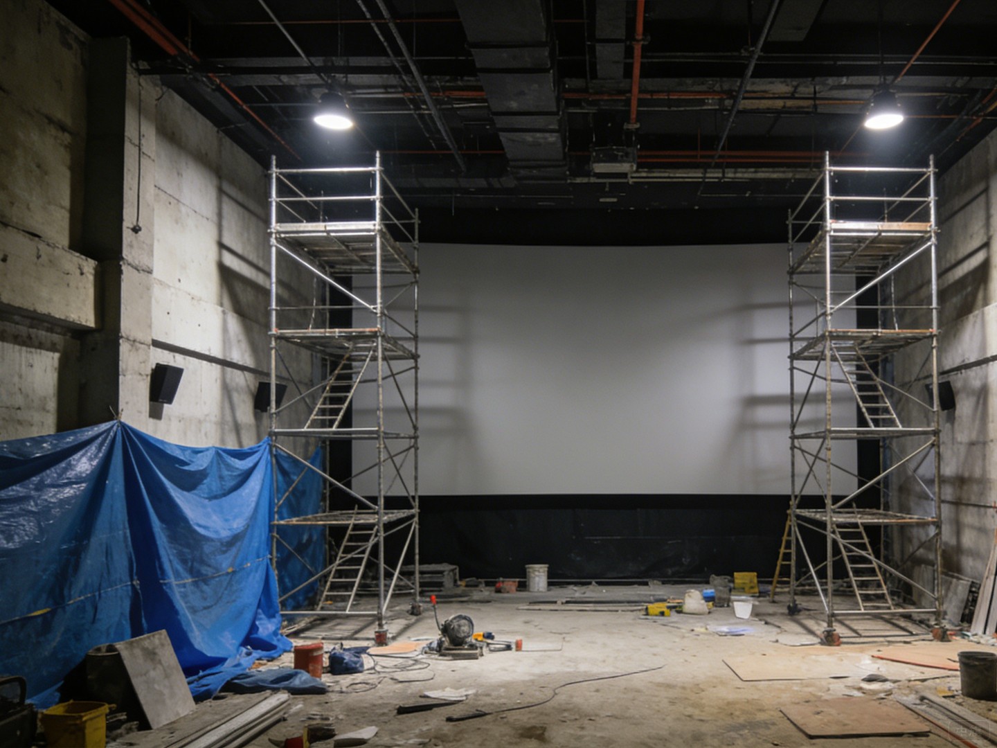 电影院未动工前的样子