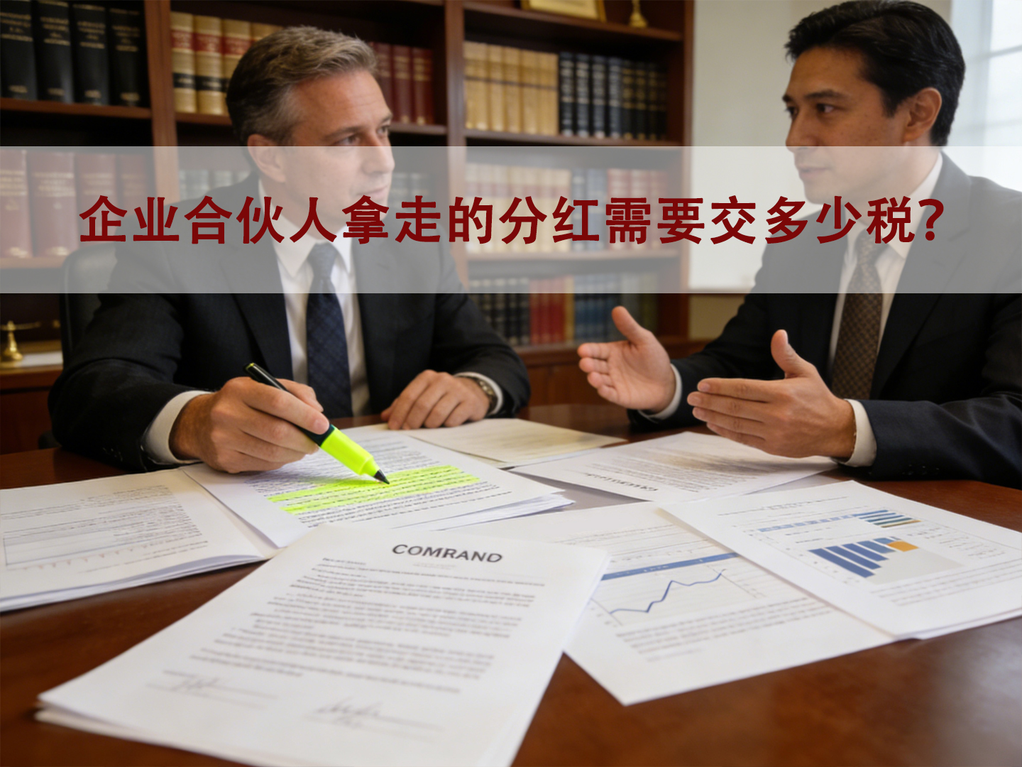 合伙人拿走的分红需要交多少税？