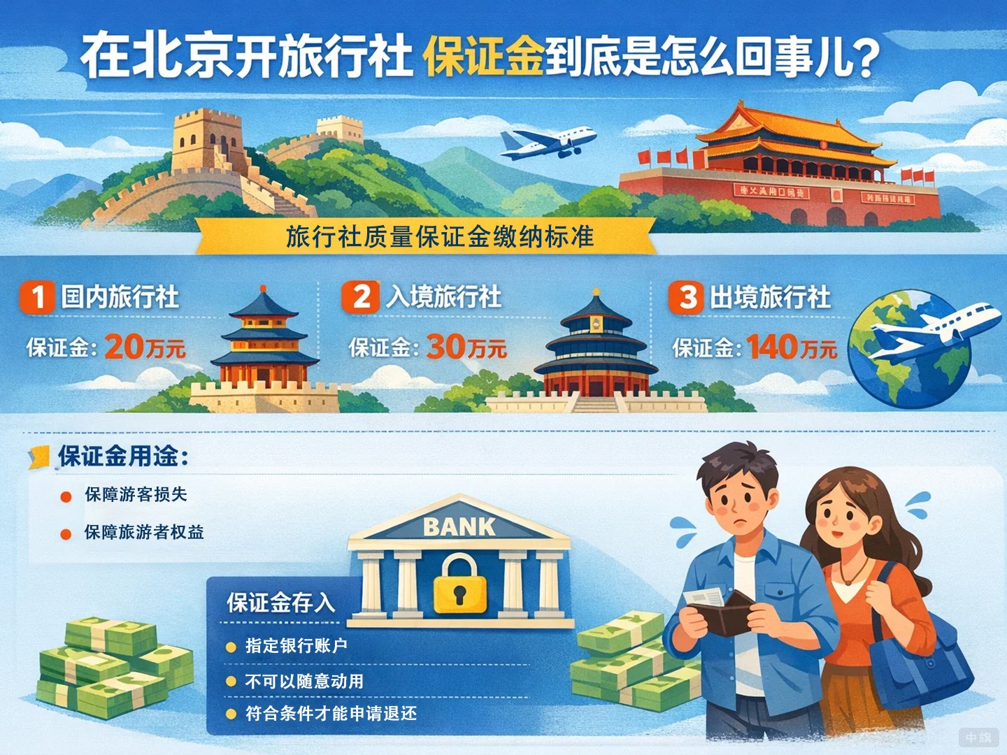 在北京开旅行社保证金到底是怎么回事儿？