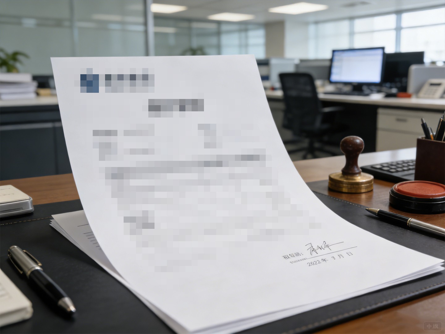 某银行出具的银行保函（已打码）