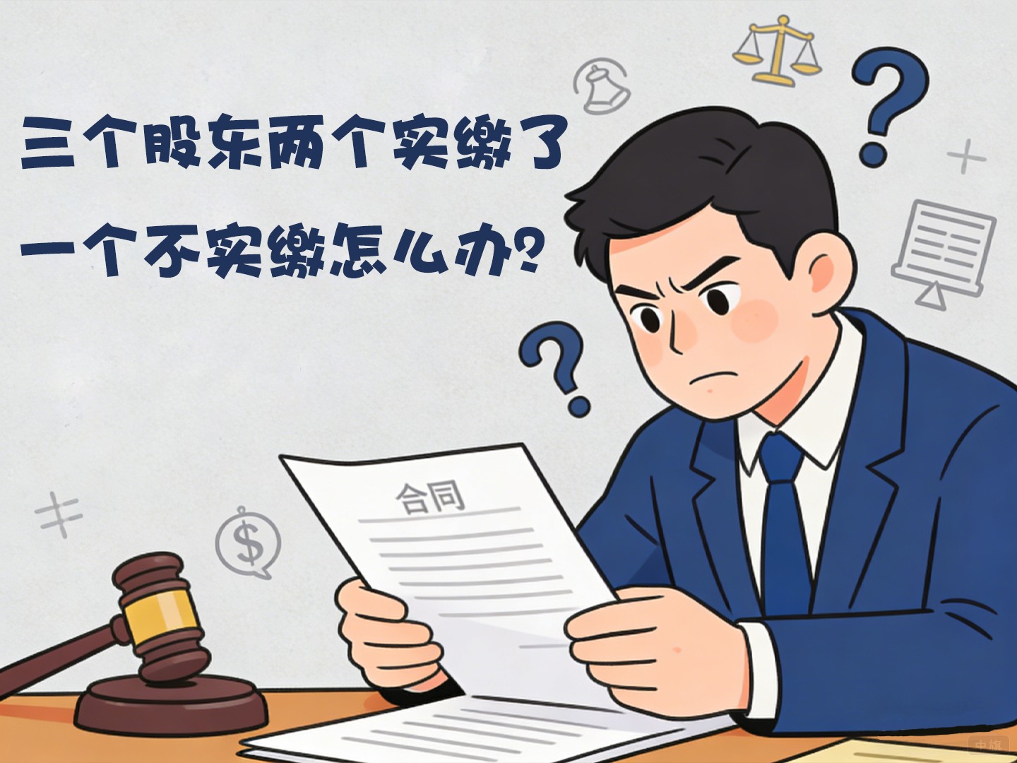 三个股东两个实缴了一个不实缴怎么办？