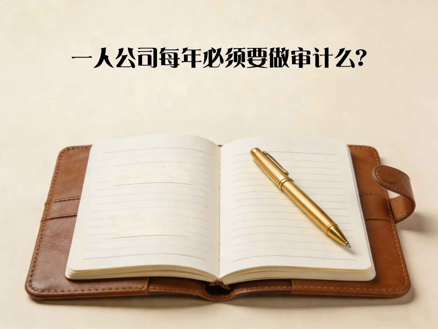 一人公司每年必须要做审计么？