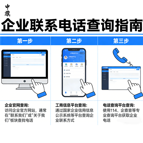 想和企业合作，怎么能查到企业联系电话？
