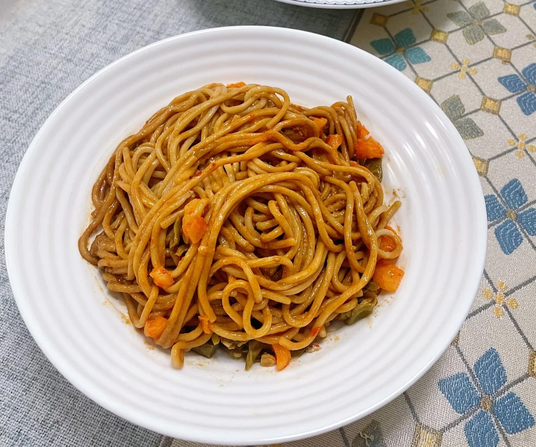 昨晚吃的热干面