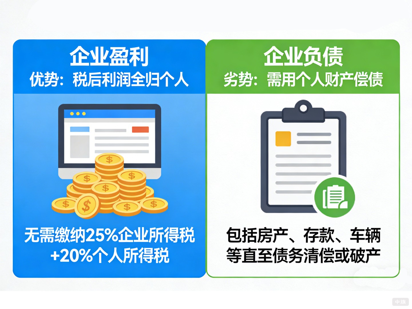 为什么说无限责有好处也有坏处？