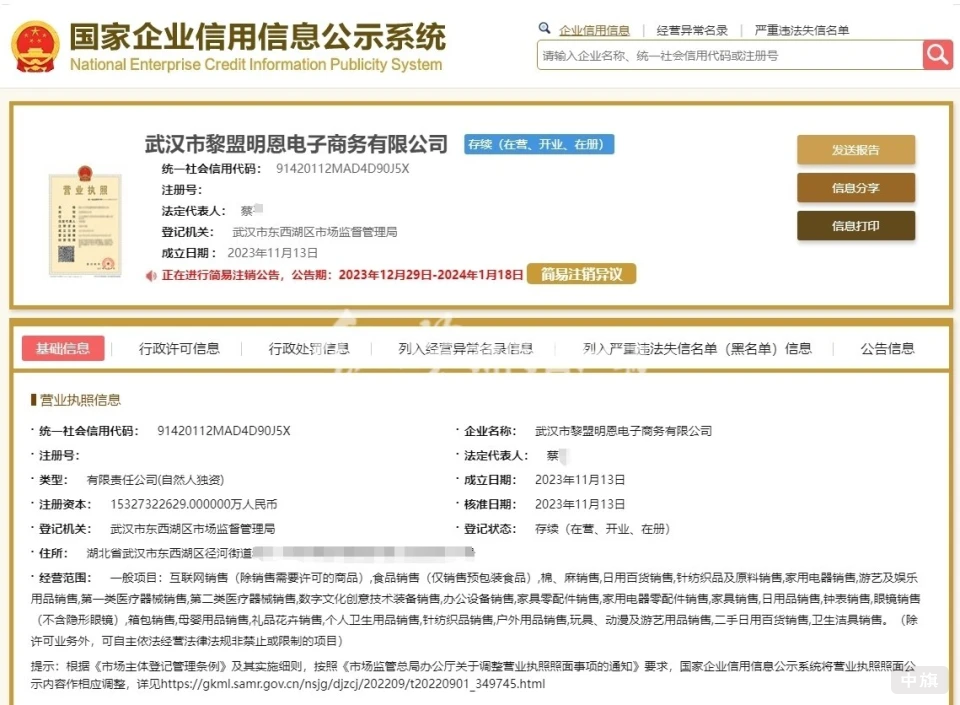 武汉一家公司注册资本写成11位 武汉一家公司注册资本写成11位