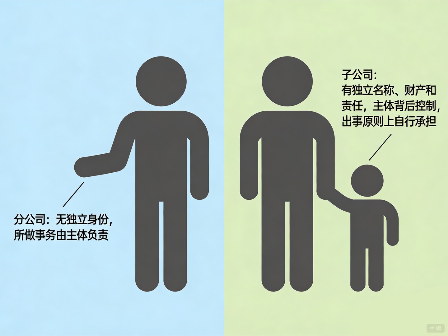 分公司像你的左手,子公司像你的孩子 分公司像你的左手,子公司像你的孩子